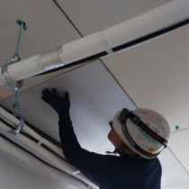 空調設備設置－天井ボード復旧