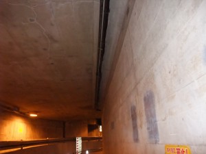 地下トンネル－幹線配管施工前